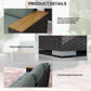 Outsunny 3-Seat Outdoor Patio Sofa with Cushions, PE Rattan Wicker Sofa with Wide Armrests, Outdoor Wicker Couch, Dark Gray