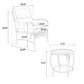 3-Piece Outdoor Wicker Furniture with Modern Chairs, Coffee Table, Steel Frame, Weather-Resistant Patio Set with PE Wicker, Brown+Grey