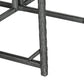 Outsunny 11 Pieces Outdoor Dining Set for 10, Space Saving Wicker Chairs and Glass Table with Cushions and Ottomans, Rattan Conversation Patio Furniture Set for Garden Backyard Deck, Dark Gray