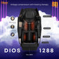 AI Dual Air Tech Touch Roller SL-track with Brain Relaxation Program Dios-1288 White