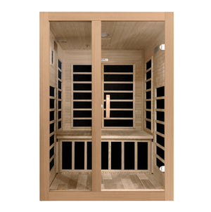 Dynamic "Santiago" 2 Person Low EMF FAR IR Sauna - DYN-6209-02 - Santiago Elite