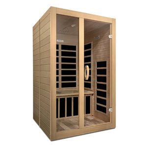 Dynamic "Santiago" 2 Person Low EMF FAR IR Sauna - DYN-6209-02 - Santiago Elite