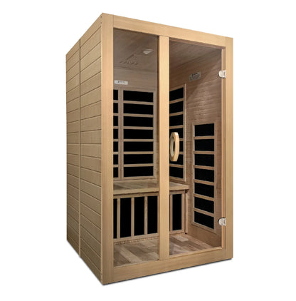 Dynamic "Santiago" 2 Person Low EMF FAR IR Sauna - DYN-6209-02 - Santiago Elite