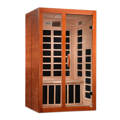 Dynamic "Santiago" 2 Person Ultra Low EMF FAR IR Sauna - DYN-6209-02