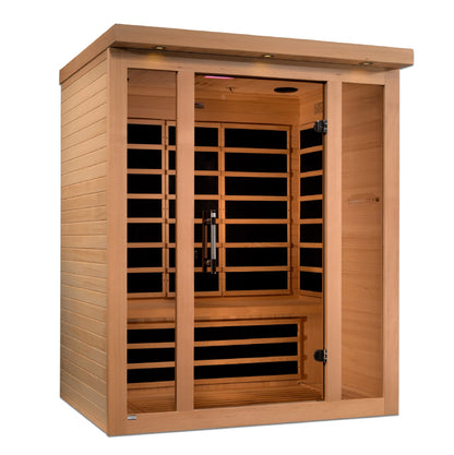 Dynamic "Vila" 3 Person Ultra Low EMF FAR IR Sauna - DYN-6315-02 Elite - Vila Elite