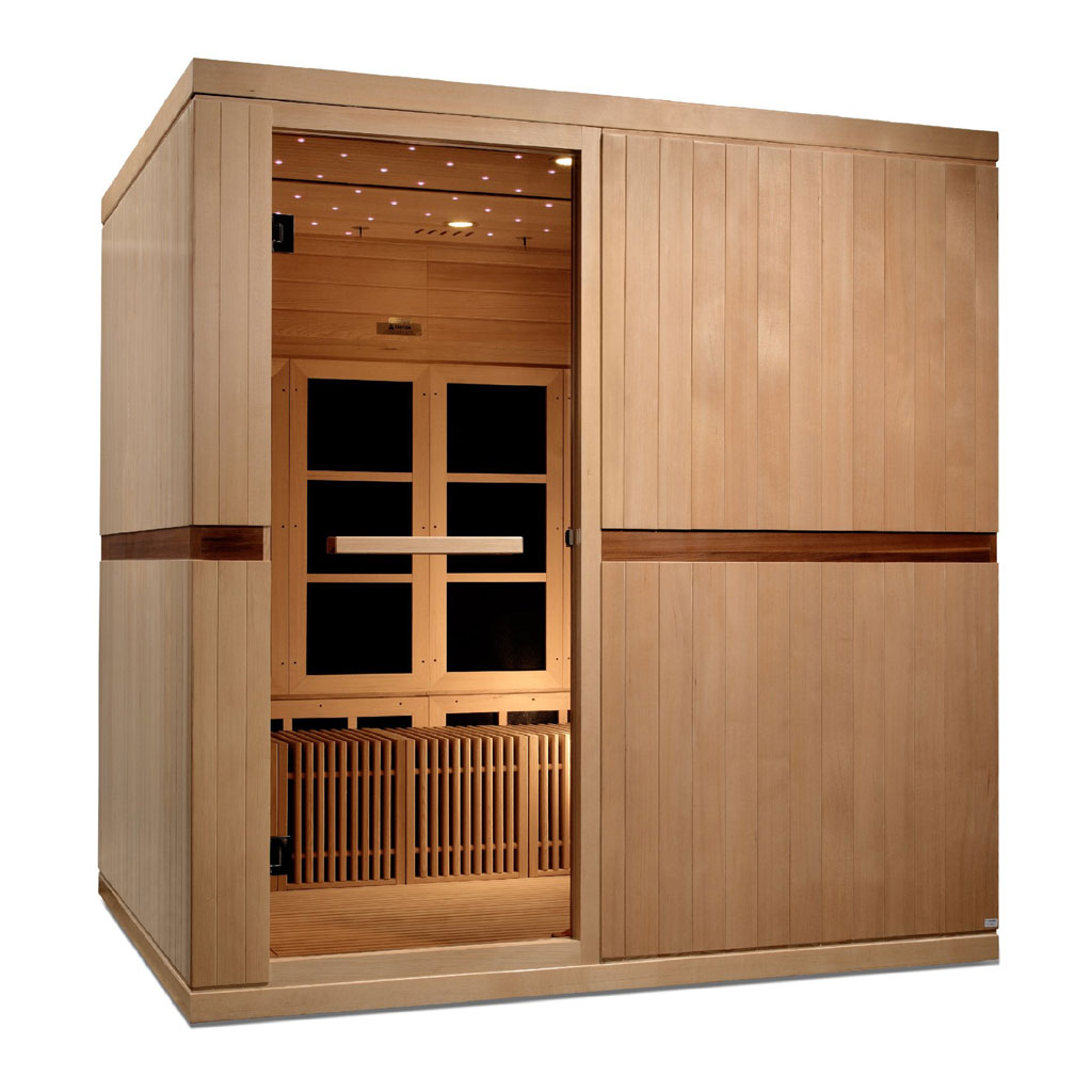 Golden Designs "Catalonia" 8 Person Ultra Low EMF FAR IR Sauna - GDI-6880-02 Elite - Catolonia