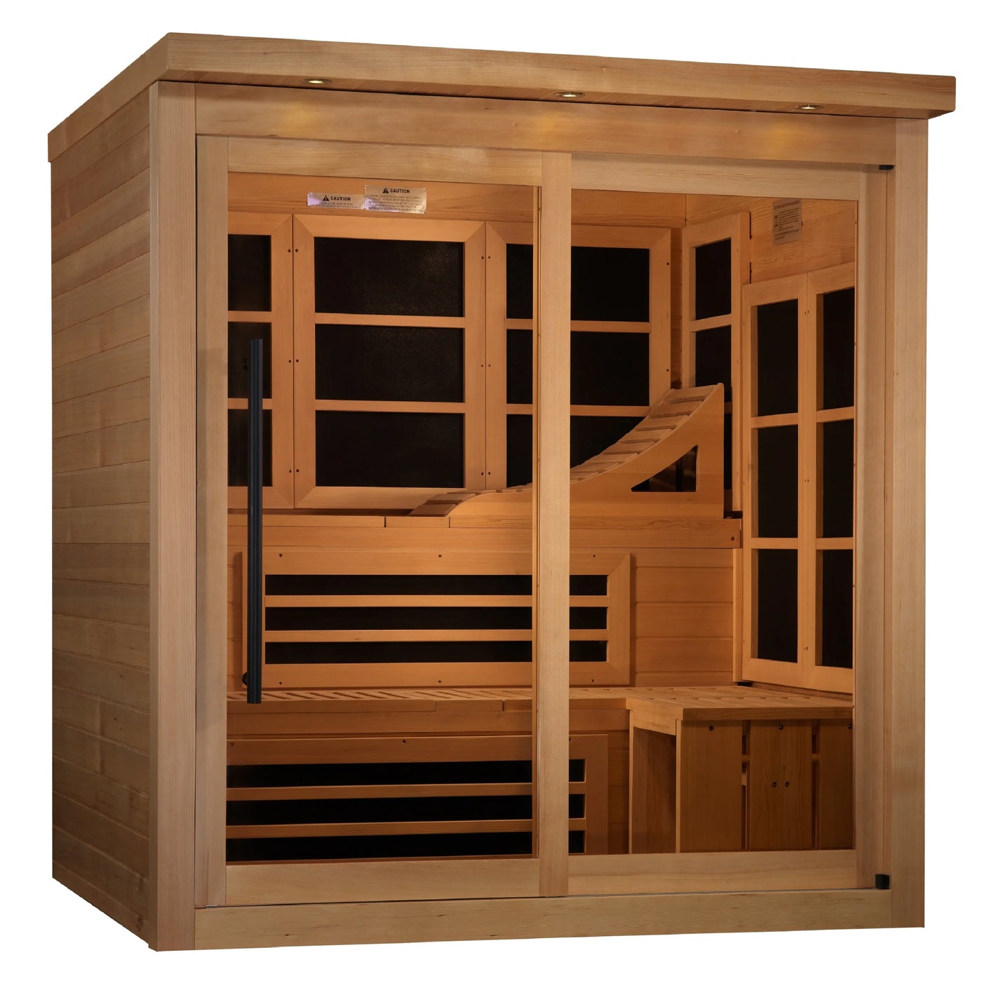 Golden Designs 6 Person Near Zero EMF Far IR Sauna - GDI-6996-02