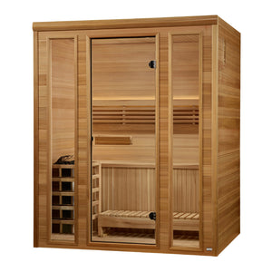 Golden Designs "Andermatt" 3 Person Traditional Steam Sauna - GDI-7030-01 - Andermatt