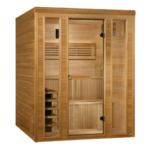 Golden Designs "Engelberg" 6 Person Traditional Steam Sauna - GDI-7060-01 - Engelberg