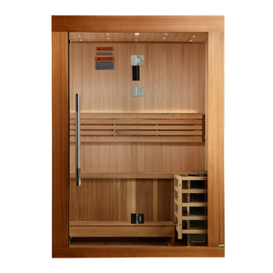 Golden Designs Updated "Sundsvall" 2 Person Traditional Sauna - GDI-7289-02 - Sundsvall