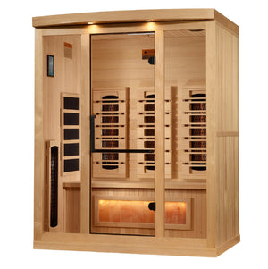 Golden Designs "Reserve Edition" 3 Person Full Spectrum with Himalayan Salt Bar - GDI-8030-03