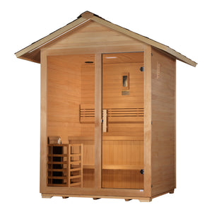 Golden Designs "Arlberg" 3 Person Traditional Outdoor Sauna - GDI-8103-01 - Arlberg