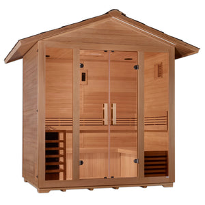 Golden Designs "Vorarlberg" 5 Person Traditional Outdoor Sauna - GDI-8105-01 - Vorarlberg