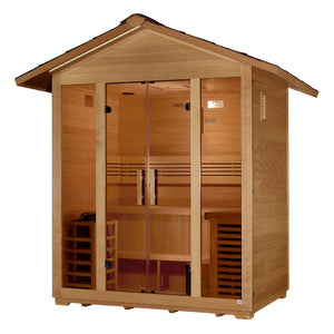 Golden Designs "Vorarlberg" 5 Person Traditional Outdoor Sauna - GDI-8105-01 - Vorarlberg