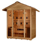 Golden Designs "Gargellen" 5 Person Hybrid Outdoor Sauna - GDI-8125-01 - Gargellen