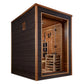 Golden Designs "Nora" 2 Person Outdoor-Indoor PureTech Hybrid Full Spectrum Sauna - GDI-8222-01 - Nora