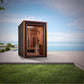 Golden Designs "Nora" 2 Person Outdoor-Indoor PureTech Hybrid Full Spectrum Sauna - GDI-8222-01 - Nora