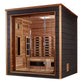 Golden Designs "Visby" 3 Person Outdoor-Indoor PureTech Hybrid Full Spectrum Sauna - GDI-8223-01 - Visby