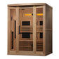 Golden Designs "Reserve Edition" 3 Person Near Zero EMF Full Spectrum with Himalayan Salt Bar - GDI-8230-01