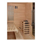 Golden Designs "Soria" 3 Person Hybrid Sauna Full Spectrum and Harvia Traditional Stove - GDI-8330-01 - Soria
