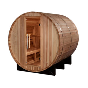Golden Designs "Arosa" 4 Person Barrel Traditional Sauna - GDI-B004-01 - Arosa