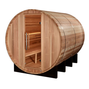 Golden Designs "Klosters" 6 Person Barrel Traditional Sauna - GDI-B006-01 - Klosters