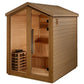 Golden Designs "Kaarina" 6 Person Barn Outdoor Traditional Sauna - GDI‐8506‐01 - Kaarina