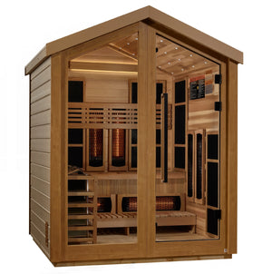 Golden Designs "Loviisa" 3 Person Barn Hybrid Outdoor Sauna - GDI‐8523‐01 - Loviisa