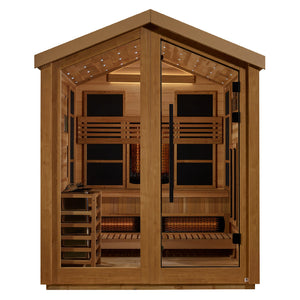 Golden Designs "Loviisa" 3 Person Barn Hybrid Outdoor Sauna - GDI‐8523‐01 - Loviisa