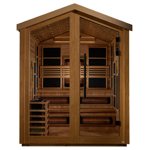 Golden Designs "Kaskinen" 6 Person Barn Hybrid Outdoor Sauna - GDI‐8526‐01 - Kaskinen
