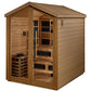 Golden Designs "Kaskinen" 6 Person Barn Hybrid Outdoor Sauna - GDI‐8526‐01 - Kaskinen