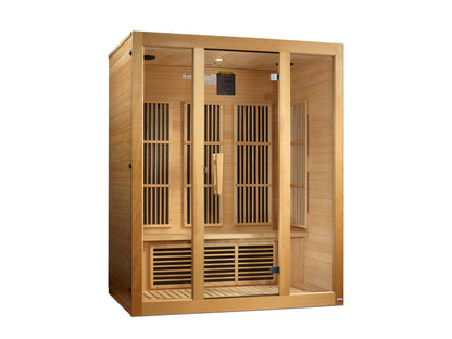 Maxxus "Bellevue" 3 Person Low EMF FAR IR Sauna - MX-J306-01 - Bellevue