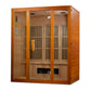 Maxxus "Alpine" Dual Tech 3 person Low EMF FAR IR Sauna - MX-J306-02S