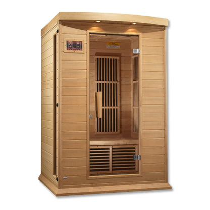 Maxxus 2 Person Near Zero EMF FAR IR Sauna - MX-K206-01-ZF