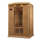 Maxxus 2 Person Near Zero EMF FAR IR Sauna - MX-K206-01-ZF