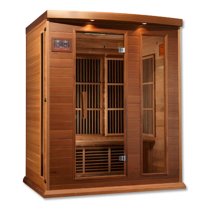 Maxxus 3 Person Low EMF FAR IR Sauna - MX-K306-01 CED