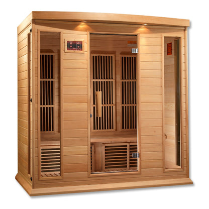 Maxxus 4 Person Near Zero EMF FAR IR Sauna - MX-K406-01-ZF