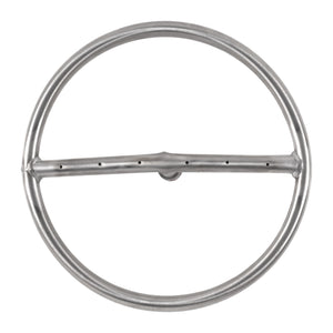 The Outdoor Plus Round Stainless Steel Burner - 5" to 48" Size