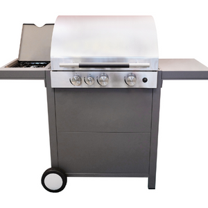 "Discover the Ultimate Outdoor Cooking Experience: Premium Stainless Steel BBQ Grill with Advanced Temperature Control Technology!"