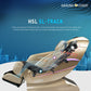 Kahuna Massage Chair Exquisite Rhythmic HSL-Track Kahuna Massage Chair, HM-Kappa Gold with a handheld remote controller