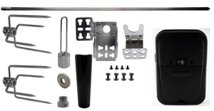 Arteflame Extra Rotisserie Cordless Motor, Spit, Forks and Bracket Kit.