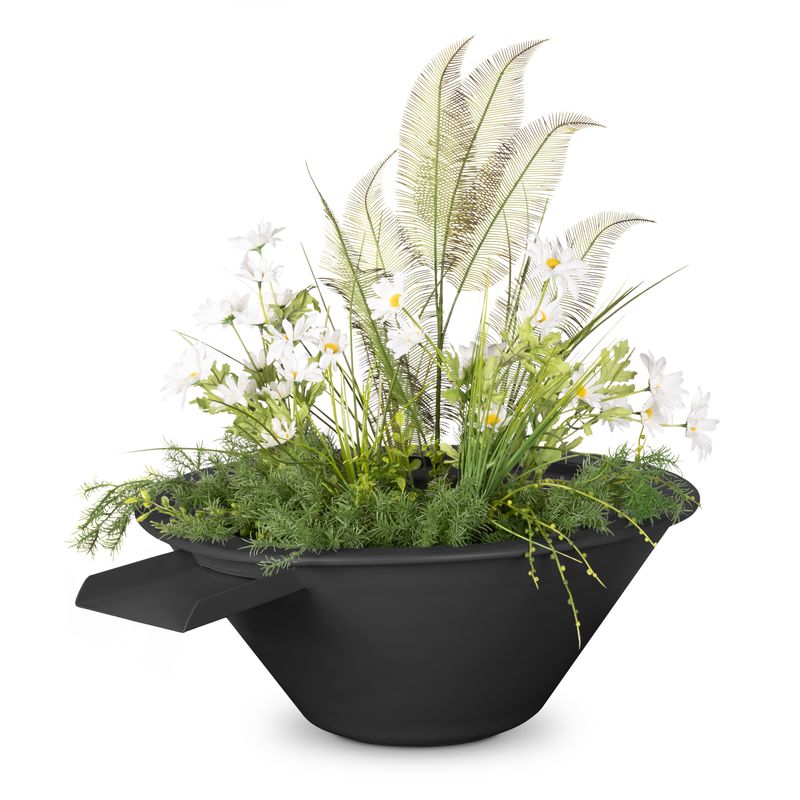 The Outdoor Plus Cazo Powder Coated Planter & Water Bowl - Metal