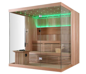 2M Spa Tubs & Sauna Rooms, Traditional Wooden Dry Steam Indoor Infrared Sauna