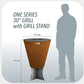 Arteflame Grill Stands - Perfect Height for Tall Grill Enthusiasts