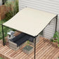 Pergola Canopy Replacement, Pergola Shade Cover for 9.75' x 9.75' Pergola (Outsunny 84C-038 Series), Beige