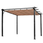 Outsunny 10' x 13' Outdoor Pergola Gazebo Backyard Canopy Cover Adjustable Sunshade, Grey